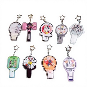 Collection de produits de merchandising Kpop, figurines de stars de dessins animés, shakers rectangulaires légers à double face en acrylique, tendance SK TWICE GD EXO - Product Image 4