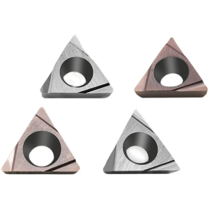 Insertos Triangulares de Cermet TBGT060102 / TPGH090204/TPGH110302L para Mandrinado Fino en Mecanizado de Orificios Internos - Product Image 1