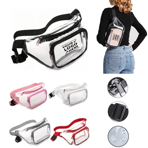 Sac banane transparent ajustable à la taille, approuvé pour les stades, pour femmes et hommes, style bandoulière, pour sports, concerts et événements - Product Image 2