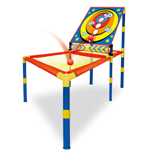 เกมส์ลูกบอลพลาสติก 3 in 1 สำหรับเด็ก เล่นได้ทั้งในบ้าน/นอกบ้าน แทรมโพลีน ปิงปอง บาสเก็ตบอล ของเล่นโยน - Product Image 2