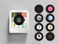 Aimant de réfrigérateur K-pop pour fans, avec fonction NFC, lecture automatique de musique et vinyle rotatif, décoration magnétique pour les fans de K-pop