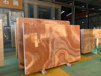 Prix des dalles de marbre rouge dragon, pierre naturelle moderne BOTON STONE, pour murs et sols, dalles d'onyx