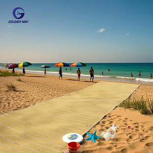 Durabilité Matériau polyester léger Tapis de passerelle tubulaire de plage Accès étanche au sable pour <span class=keywords><strong>fauteuil</strong></span> roulant Mailles filtrantes pour handicapés - Product Image 2