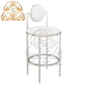 Ensemble <span class=keywords><strong>de</strong></span> <span class=keywords><strong>4</strong></span> tabourets <span class=keywords><strong>de</strong></span> <span class=keywords><strong>bar</strong></span> vip bon marché d'occasion comptoir <span class=keywords><strong>de</strong></span> cuisine bon marché d'occasion maison <span class=keywords><strong>de</strong></span> luxe moderne en métal en acier inoxydable doré - Product Image 3