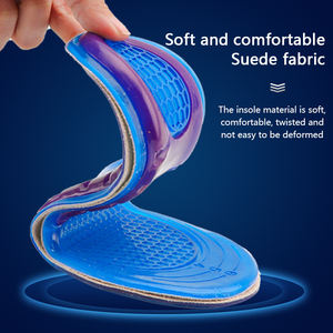 Semelles orthopédiques en gel de silicone pour hommes et coussinets de soutien de la voûte plantaire en silicone pour chaussures - Product Image 2