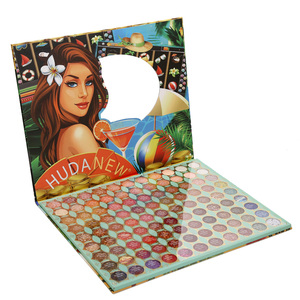 Palette de maquillage d'ombres à paupières, vente en gros, Palette de maquillage <span class=keywords><strong>color</strong></span>ée hautement pigmentée pour fille, marque privée - Product Image 1