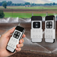 Control Remoto Inalámbrico de Largo Alcance y Alta Potencia con Código de Aprendizaje de 4 Botones y 433 MHz, Chip RF315MHZ EV1527 para Hogar Inteligente y Puerta de Garaje