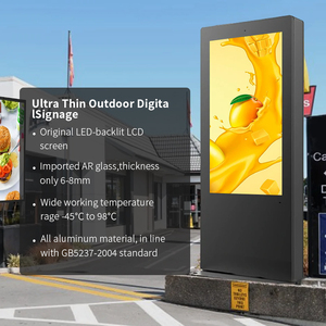 Écran publicitaire numérique extérieur ultra-fin à écran LCD, autonomie de fonctionnement de -45 à 98 degrés Celsius - Product Image 2