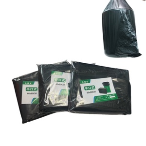 <span class=keywords><strong>Sac</strong></span> poubelle noir en PE avec logo personnalisé, super grand, 55 gallons, pliable, emballage économique, compacteur de déchets en plastique pour usage domestique - Product Image 4