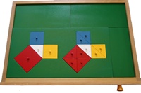 Alat Peraga Montessori Teorema Matematika Mainan Edukasi Dini Alat Peraga Montessori Teorema Pythagoras montessori dnya