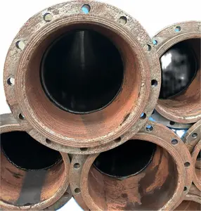 Large diameter rubber flange pipe high temperature resistant rubber hose