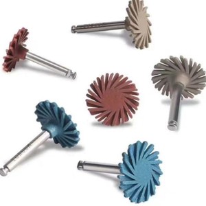 6 pièces/boîte Kit <span class=keywords><strong>Composite</strong></span> de polissage dentaire Kit de disque de polissage en résine dents <span class=keywords><strong>Flex</strong></span> brosse en spirale fraise polisseuse en caoutchouc dentaire - Product Image 2