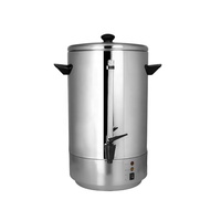 Urne à eau électrique 15L Chaudière à eau chaude commerciale en acier inoxydable Seau à café