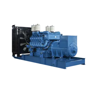 Self start 2500KW MTU silent generating set 3125KVA water cooling power diesel generator stock for sale