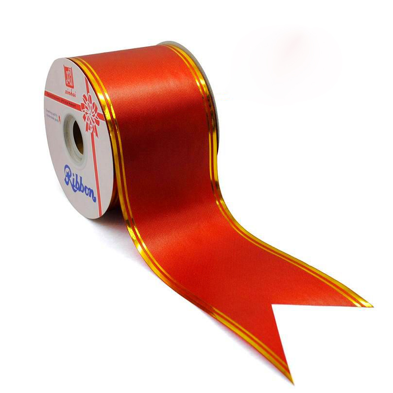 Customized Color Flower Gift Wrapping Print Plastic Ribbon With Logo