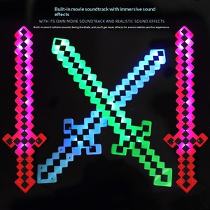 Spada <span class=keywords><strong>Giocattolo</strong></span> in Plastica LED con Luce e Suono per il Mercato Notturno My World, per Bambini 7-14 Anni, Unisex - Product Image 3