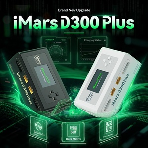 Cargador de Baterías Inteligente Gens Ace D300 Plus de 300W, Doble Canal, 1-6S, con Aplicación para Drones FPV y Baterías Lipo - Product Image 2