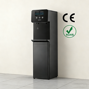 Distributeur d'eau certifié CE, purificateur autonome intelligent avec refroidissement et eau chaude, installation facile pour usage domestique, 2 robinets pour l'eau. - Product Image 1