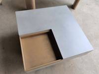 Grosir meja teh aksen persegi lampu Modern mewah ruang tamu beton meja kopi