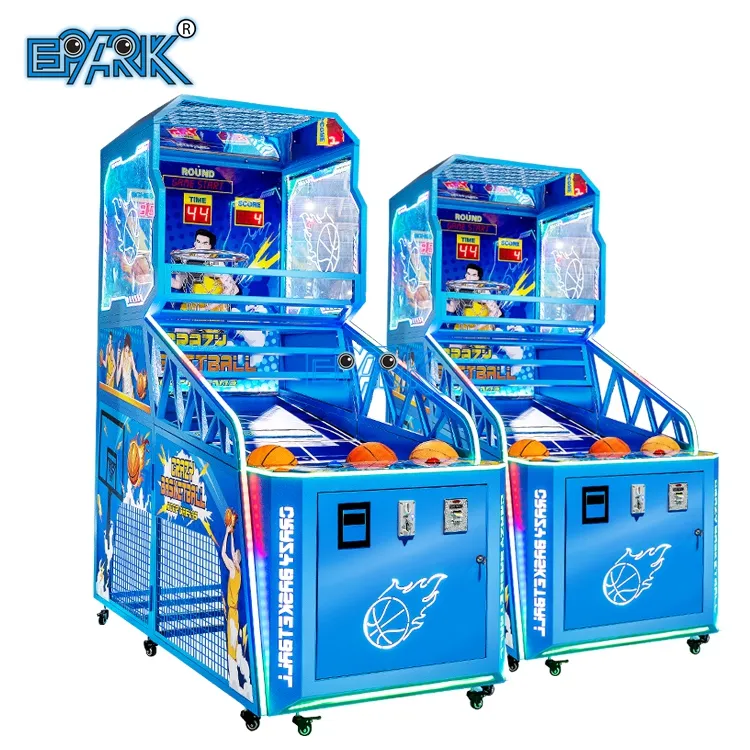 Máquina comercial con monedas De Baloncesto Street Basketball Shoot Machine Basketball Arcade Game Machine para niños