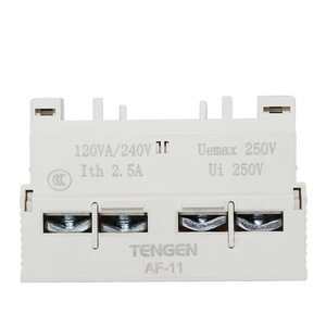 Contact auxiliaire Tengen Af-11 120Va/240V 2.5A 250V Ui pour disjoncteur - Product Image 1
