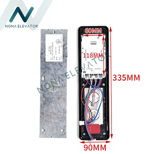 Panel COP <span class=keywords><strong>LOP</strong></span> para Elevador MONARCH con Botón Táctil en Braille, Pantalla de Operación de Ascensor para Hotel, Apartamento, Centro Comercial, Villa - Product Image 4