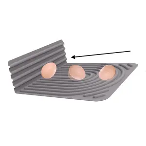 Tavuk silikon tavuk yuvalama pedleri için yumurta yumurta yuva pedleri döşeme için yıkanabilir tavuk yuvalama kutusu pedleri