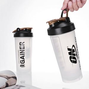 BPA-Free 400Ml 600Ml Custom Logo Gym Sport Plastic Drinkware Portable Leak-Proof Protein for <b>Shaker</b> <b>Bottle</b> - Product Image 5