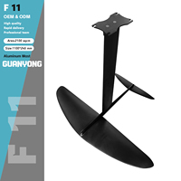 Kit complet d'hydrofoil F11 Carbon Wing Foil pour les riders débutants, surf, wakeboard, paddle board, foil, sports nautiques, wingfoil