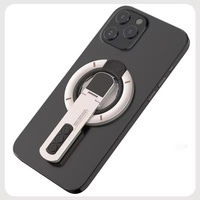 Soporte de Anillo Magnético 3 en 1 para Teléfono, Soporte Magnético de Doble Cara para iPhone 17 16 15 14 13 12