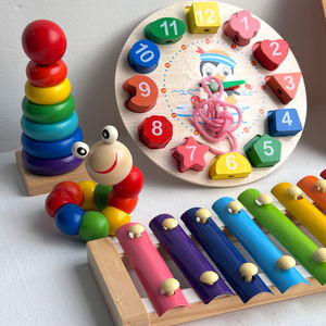 Montessori Early Education Wooden Baby Intellectual Development <b>Toys</b> <b>Music</b> Funny Hand Knock <b>Toy</b> <b>for</b> <b>1</b>-3 <b>Year</b> <b>Old</b> - Product Image 5