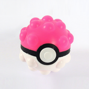 Wowei Vente en gros Balle anti-stress de 60 mm en silicone 3D lavable, imprimée en relief, pour la réduction du stress et la décompression - Product Image 5