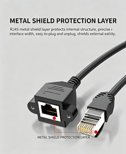 RJ45อะแดปเตอร์แลน MF <span class=keywords><strong>CAT6</strong></span> Cat5e UTP FTP ซึ่งมีขั้วต่อ10ขาการออกแบบ PCB Ip67กันน้ำขั้วต่อตัวผู้กับตัวเมีย - Product Image 5