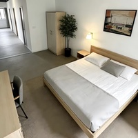 Casa Contenedor Prefabricada Insonorizada de Fábrica, Vivienda Prefabricada Aislada de Doble Piso para Oficina, Alojamiento Temporal para Sitio de Construcción
