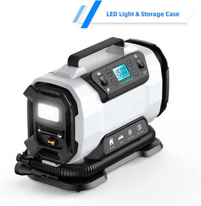 <span class=keywords><strong>Compresor</strong></span> <span class=keywords><strong>de</strong></span> <span class=keywords><strong>Aire</strong></span> Portátil <span class=keywords><strong>de</strong></span> Doble Uso <span class=keywords><strong>para</strong></span> Hogar y Automóvil, 150 PSI, Plástico, CA <span class=keywords><strong>220V</strong></span>/CC 12V, Inflador <span class=keywords><strong>de</strong></span> Neumáticos Digital con Medidor <span class=keywords><strong>de</strong></span> Presión - Product Image 4