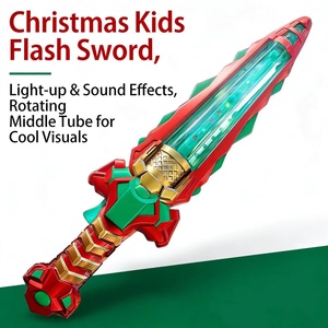 LASIVE TOYS Épée Lumineuse Clignotante Rotative avec Musique et Lumières Colorées, Jouet d'<span class=keywords><strong>Action</strong></span> pour Garçons, Idéal pour Fêtes Thème Famille - Product Image 4