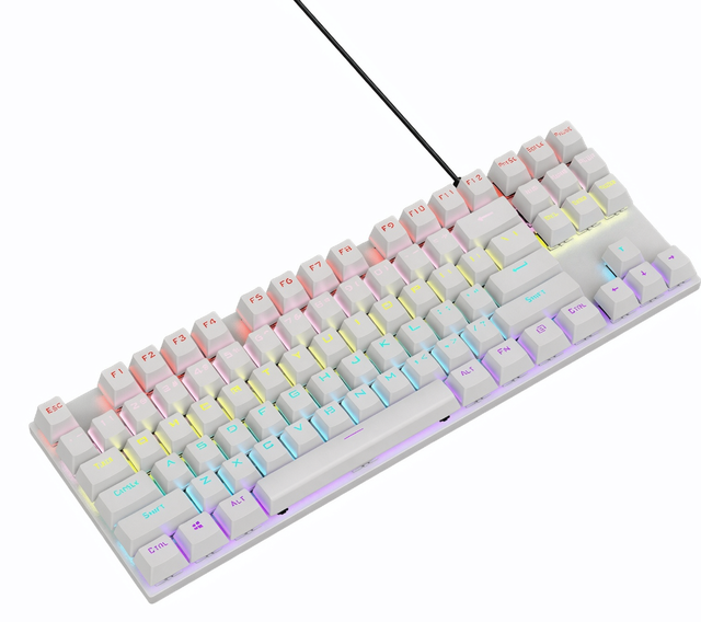 K87 Mechanical Keyboard, 20 Kinds Backlight Modes Swappable Switches, Gaming & Daily Typing