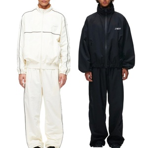 Custom logo Nylon Windbreaker Set Streetwear Two Piece <b>Jogging</b> <b>Suits</b> Zip up Windbreaker Tracksuits for Men - Product Image 1