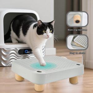 Escalón <span class=keywords><strong>para</strong></span> <span class=keywords><strong>caja</strong></span> <span class=keywords><strong>de</strong></span> <span class=keywords><strong>arena</strong></span> <span class=keywords><strong>de</strong></span> <span class=keywords><strong>gatos</strong></span> ABS con pedal y rampa, con alfombrilla antideslizante y control <span class=keywords><strong>de</strong></span> <span class=keywords><strong>arena</strong></span> <span class=keywords><strong>para</strong></span> <span class=keywords><strong>gatos</strong></span> pequeños y mayores - Product Image 3