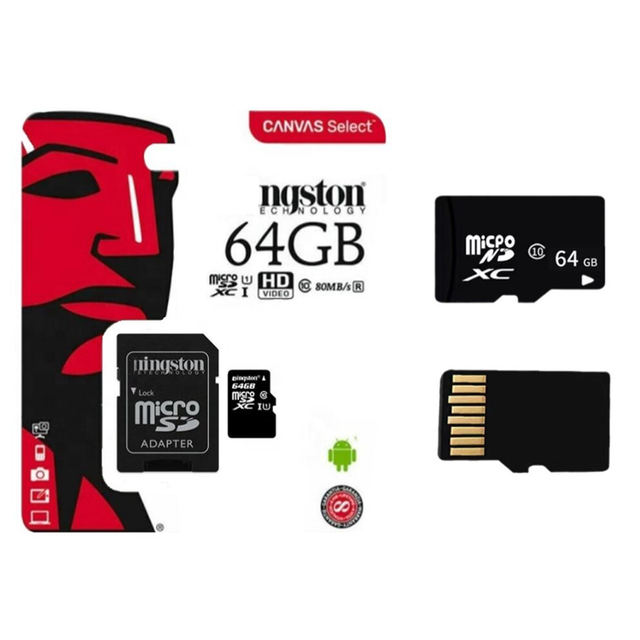 Kingstons Tf Card 32gb Class10 Carte Sd Memoria 128gb Phone Camera Card 64gb 256gb 512gb Flash Sd Card for Monitoring Recorder