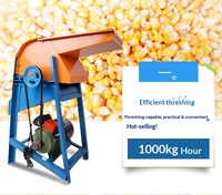 Machine à décortiquer le maïs électrique automatique 220V, modèle domestique compact et grande capacité, avec décortiqueur intégré, élimine les écorces et sépare les grains, garantie 4 ans