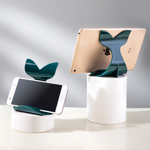Creative <b>Desktop</b> Whale Mobile Phone <b>Stand</b> Portable Universal Plastic Holder For Desk Use Lazy Person Multi Functional Ornament - Product Image 2