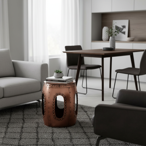Mesa auxiliar de metal extensible moderna, mesas de comedor para muebles de sala de estar con armarios - Product Image 3