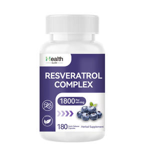 1800mg Resveratrol <b>Antioxidant</b> Formula Capsules OEM <b>Health</b> <b>Supplements</b> for Adult Cardiovascular <b>Health</b> & Cellular Protection - Product Image 1