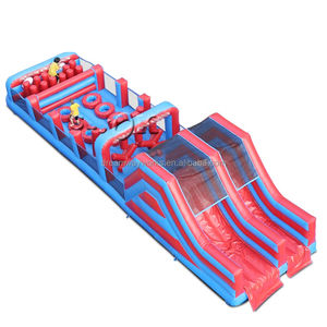 Pista <span class=keywords><strong>de</strong></span> obstáculos inflable para adultos, garantía <span class=keywords><strong>de</strong></span> calidad, para eventos al aire libre - Product Image 1