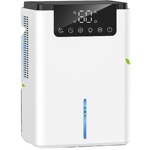 Máy hút ẩm mini di động thông minh tự động tắt đèn LED 7 màu Peltier dùng cho gia đình - Product Image 1