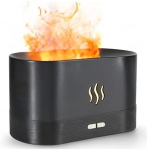 Drop Shipping Colorful Fire LED Flame Humidifier Diffuseur Ultrasonic Cool Mist Maker Fogger Oil Diffuser Flame Lamp Difusor - Product Image 3