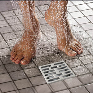 WaiiHO 035 Desagüe de Suelo Cuadrado Moderno de Acero Inoxidable 304 con Filtro Extraíble Anticongelante y Acabado Pulido Galvanizado - Product Image 1