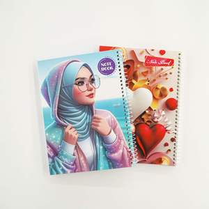 Carnet à spirale personnalisé promotionnel, bloc-notes de bureau, cahier d'exercices pour étudiants avec motif et logo personnalisés - Product Image 1