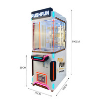 Xiaomixing Distributeurs automatiques personnalisables pour centres de jeux pour enfants, machine à prix amusante à pousser, jeux à monnayeur, en anglais, pour usage intérieur, en plastique